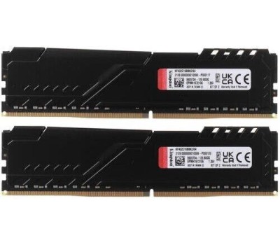Память оперативная KINGSTON Оперативная память Fury Beast Black KF432C16BB1K4/64 DDR4 - 4x 16ГБ 3200МГц, DIMM, Ret