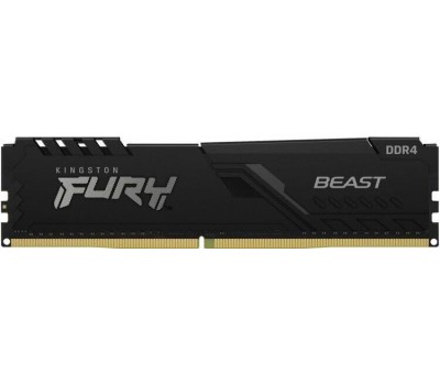 Память оперативная KINGSTON Оперативная память Fury Beast Black KF432C16BB1K4/64 DDR4 - 4x 16ГБ 3200МГц, DIMM, Ret
