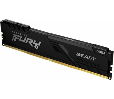 Память оперативная KINGSTON Оперативная память Fury Beast Black KF432C16BB1K4/64 DDR4 - 4x 16ГБ 3200МГц, DIMM, Ret