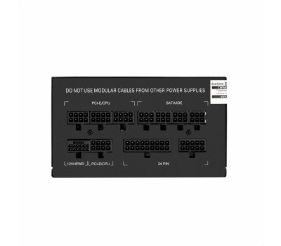 Блок питания Exegate EX297233RUS Блок питания 850W 80 PLUS® GOLD 850VSP FC (ATX3.0, APFC, КПД 90% (80 PLUS GOLD), 120mm fan, 24pin, 2x(4+4)pin, PCIE5.0/12VHPWR, 4xPCI-E, 6xSATA, 3xIDE, 1xFDD, Full Cable Management