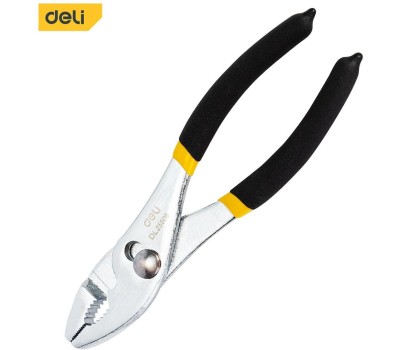 Пассатижи DELI Пассатижи переставные двухдиапазонные DL25506 150мм, прорезиненная двухкомпонентная ручка