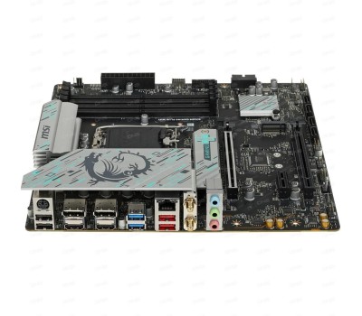 Материнская плата MSI Материнская плата B760M GAMING PLUS WIFI B760, LGA1700, 4*DDR5, 2*PCIEx16, 1*PCIEx1, 2*M.2, 1*TypeC, 2*USB3.2Gen2, 6*USB3.2Gen1, 6*USB2.0, 4*SATA3.0, 2.5G, 2*DP, 2*HDMI, M-ATX, RTL