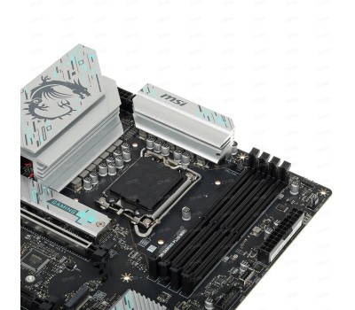 Материнская плата MSI Материнская плата B760M GAMING PLUS WIFI B760, LGA1700, 4*DDR5, 2*PCIEx16, 1*PCIEx1, 2*M.2, 1*TypeC, 2*USB3.2Gen2, 6*USB3.2Gen1, 6*USB2.0, 4*SATA3.0, 2.5G, 2*DP, 2*HDMI, M-ATX, RTL