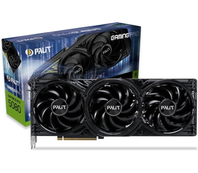 Видеокарта PALIT Видеокарта NVIDIA GeForce RTX 5080 PA-RTX5080 GAMINGPRO V1 16ГБ GamingPro, GDDR7, Ret [ne75080019t2-gb2031y]