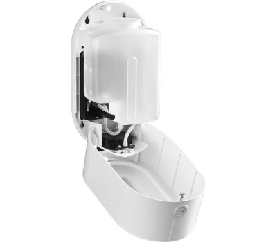 GFmark - Дозатор СЕНСОРНЫЙ, для жидкого мыла, заоваленный корпус, пластик АБС, с полоской, 1000 мл, цвет БЕЛЫЙ. 728