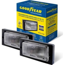 Противотуманные фары GOODYEAR GY019002 фары противотуманные галогенные с лампами (GY-FL-2110C / Н3 12V: 2шт.) для а/м VAZ 2110-15