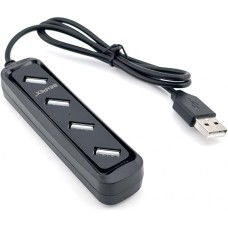 NONAME Разветвитель USB 2.0 BPH-1729 4порт. черный