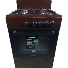 Плита газовая VESTA Bergamo VGG 6021.1 Коричневая