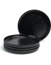 Набор тарелок BRONCO 191-358-1 CHOICE BLACK закусочных 20,5см (4 предмета)