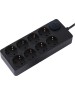 Сетевой фильтр IPPON Сетевой фильтр BK-8-EU-5-10-B, 5м, черный