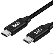 BION EXPERT Bion Кабель USB4 v2.0 (CM/CM), 16K@60Hz, 80 Гбит/с, 240W, 5A, медь, 1 м, чёрный [BXP-USB4V2-CMCM-010M]