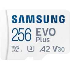 Samsung EVO Plus microSDXC 256GB Class 10, <MB-MC256SA/KR> адаптер на SD