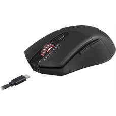 DEFENDER Мышь проводная Redragon Fyzu (Фузи) черный (USB, 26000dpi, 7but) (72153)