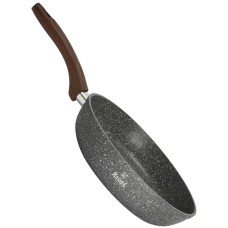 Сковорода RASHEL Сковорода а/п R-10824, литая 24 см с индукционным дном,цвет: серый гранит