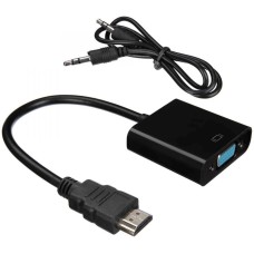 ACD Кабель-адаптер -DAHVF-01B | -DAHVF-01B| HDMI-VGA, Golden Plated, 19m/15f, Черный, 0.2м (742576)