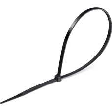 ЗУБР КС-Ч1, 1.9 x 150 мм, нейлон РА66, 100 шт, черные, кабельные стяжки, Профессионал (309030-19-150)