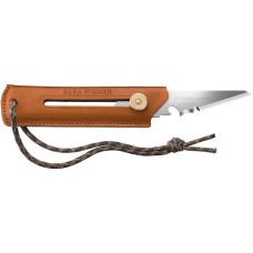 OLFA WORKS BK1 CAMEL BUSHCRAFT KNIFE многоцелевой нож со сменным лезвием с чехлом (OW-BK1L-CL)
