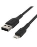 BELKIN Кабель BoostCharge USB-A - Lightning Braided Cable. Длина: 2м. Цвет: черный