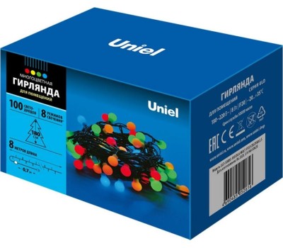 Гирлянда UNIEL (07929) ULD-S0800-100/DGA MULT COLORBALLS