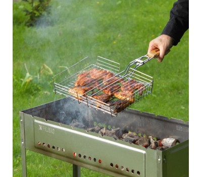 Мангал PALISAD Мангал с ребрами жесткости 700*300*700мм 69548