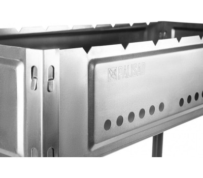 Мангал PALISAD Мангал с ребрами жесткости 700*300*700мм 69548