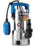 Дренажный насос ЗУБР НПГ-Т3-750-С Профессионал , дренажный насос для грязной воды, корпус - нерж. сталь