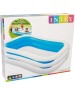 INTEX Бассейн надувной 262х175х56см.Прямоугольный.Семейный бассейн (в коробке) Новинка. Арт. 56483NP