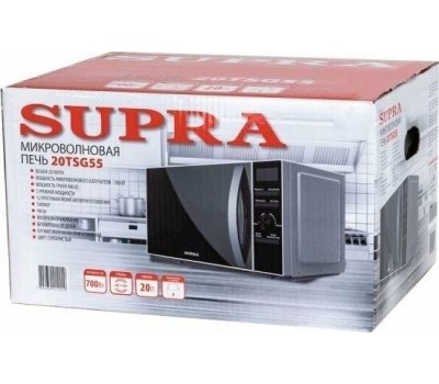 Микроволновая печь SUPRA 20TSG55 серебристый
