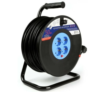 удлинитель SMARTBUY (SBE-16-4-50-Z) 4 гнз - 50м, на катушке, с/з