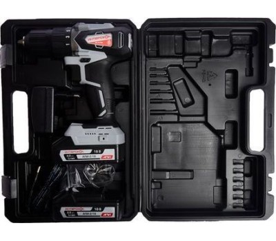 Дрель-шуруповерт ИНТЕРСКОЛ ДА-13/18ВК бесщеточная аккум. дрель-шуруп. Li-ion АПИ (кейс, 2 аккум. 1,5Ач, ЗУ)