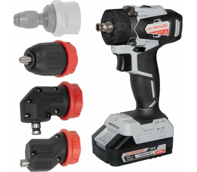 Дрель-шуруповерт ИНТЕРСКОЛ ДА-13/18ВК бесщеточная аккум. дрель-шуруп. Li-ion АПИ (кейс, 2 аккум. 1,5Ач, ЗУ)