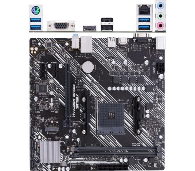 Материнская плата Asus PRIME A520M-K RTL {Soc-AM4 AMD A520 2xDDR4 mATX AC`97 8ch(7.1) GbLAN RAID+VGA+DVI+HDMI}
