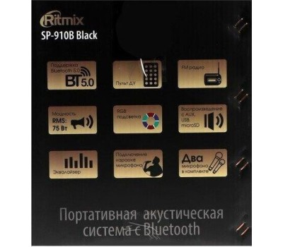 Мидисистема RITMIX SP-910B черный