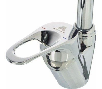 Смеситель АНТЕЙ 417028-ANT Викинг Смеситель д/кухни шар. с высоким изливом d40