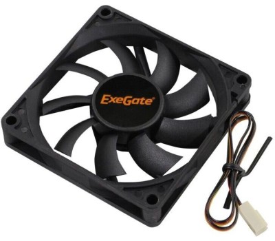 EXEGATE EX283374RUS Вентилятор ExtraPower EP08015S3P, 80x80x15 мм, подшипник скольжения, 3pin, 2500RPM, 26dBA