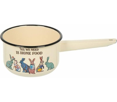 Ковш APPETITE 1с42с Зайцы эмал 1,5л цил без/кр