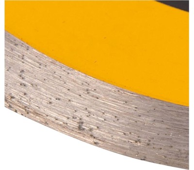 Алмазный диск DENZEL Диск алмазный отрезной 125 х 22,2 мм, сплошной, супертонкий, горячий пресс, мокрое резание 73045