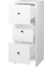 Комод МЕБЕЛЬ-КОМПЛЕКС КВАДРО Комод 3Я-300 Белый/МК (1 кор.)