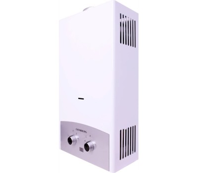 Проточный газовый водонагреватель GENBERG 310.01 ПРЕМИУМ 10 л. (СЕРАЯ НАКЛАДКА)