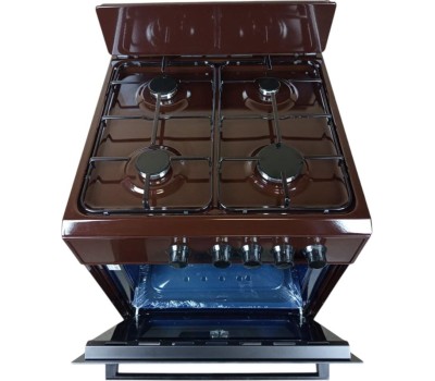 Плита газовая VESTA Bergamo VGG 6021.1 Коричневая