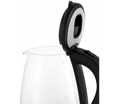 Чайный набор KITFORT КТ-6181 2л. 1500Вт черный/нержавеющая сталь корпус: стекло/пластик