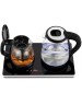 Чайный набор KITFORT КТ-6181 2л. 1500Вт черный/нержавеющая сталь корпус: стекло/пластик