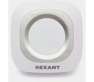 Звонок REXANT (73-0090) беспроводной, 36 мелодий 150м IP44 (белый/серый)