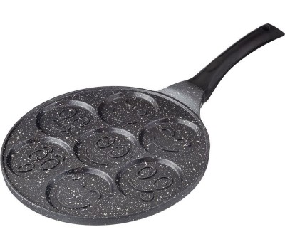Сковорода AGNESS 932-003 СМАЙЛ с мрамор. а/приг. покрытием d26,5см