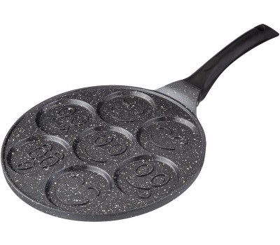 Сковорода AGNESS 932-003 СМАЙЛ с мрамор. а/приг. покрытием d26,5см