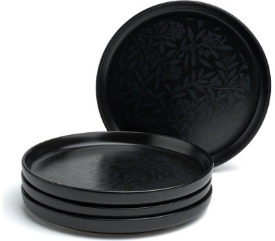 Набор тарелок BRONCO 191-358-1 CHOICE BLACK закусочных 20,5см (4 предмета)