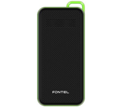 Телефон мобильный FONTEL FP110 черно-зеленый