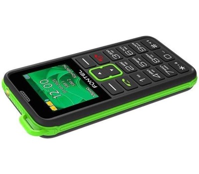 Телефон мобильный FONTEL FP110 черно-зеленый