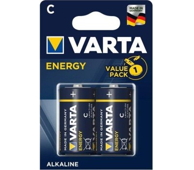 VARTA LR14C Батарейка Energy BL2 Alkaline, 2 шт