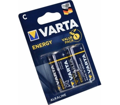 VARTA LR14C Батарейка Energy BL2 Alkaline, 2 шт